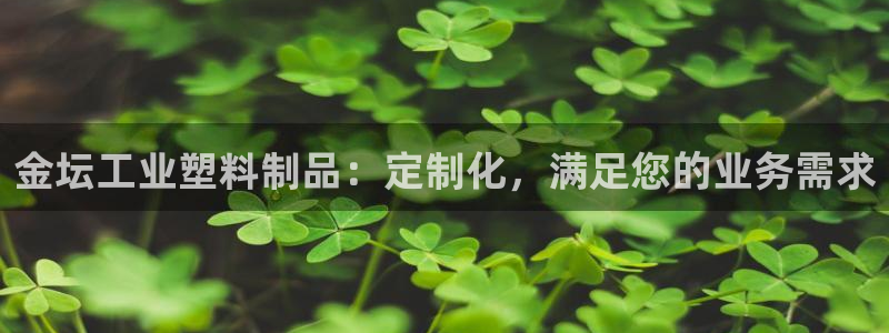 太阳app官网：金坛工业塑料制品：定制化，满足您的业务需求