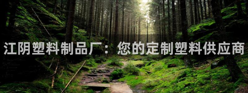 太阳游戏城：江阴塑料制品厂：您的定制塑料供应商