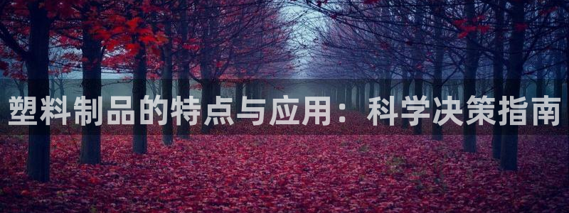 太阳集团娱：塑料制品的特点与应用：科学决策指南