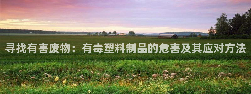 太阳成集团tyc33455cc官网：寻找有害废物：有毒塑料制