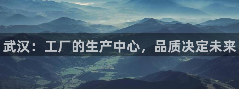 太阳集团股份有限公司官网：武汉：工厂的生产中心，品质决定未来
